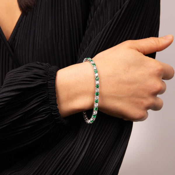 Lab Diamond Tennis Bracelets