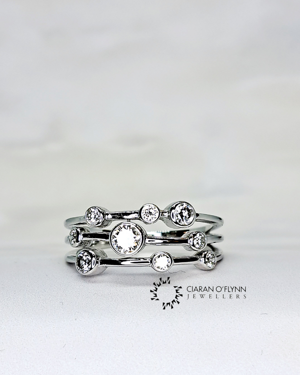 9ct Gold Diamond Rings